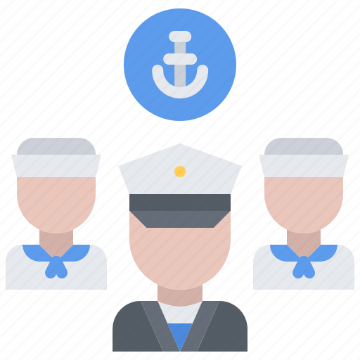 People, team, captain, group, anchor, sailor, sailing icon - Download on Iconfinder