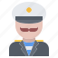 uniform, man, captain, sailor, sailing 