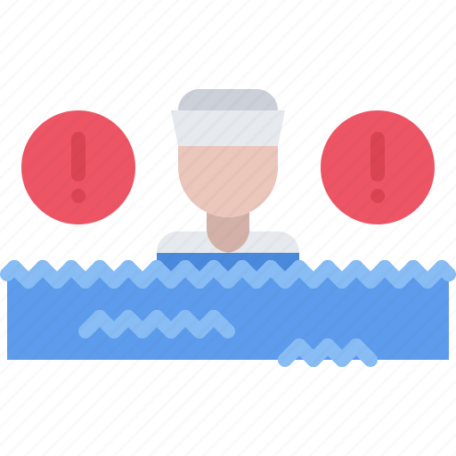 Man, overboard, water, sailor, sailing icon - Download on Iconfinder