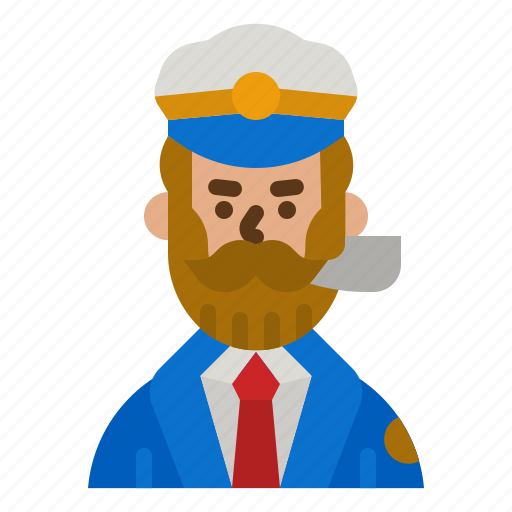 Captain, occupation, user, caucasian, navy icon - Download on Iconfinder