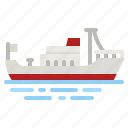 ship, boat, ferry, york, fishing