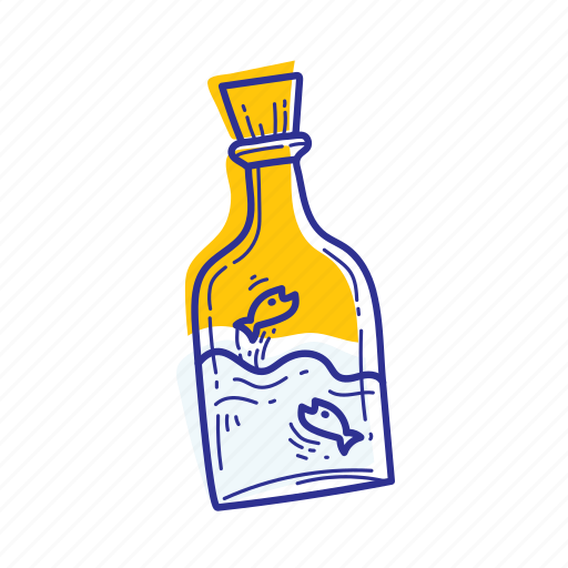 Animal, bottle, fish, nature, ocean, sea icon - Download on Iconfinder