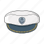 board, captain hat, captain of ship, sea 