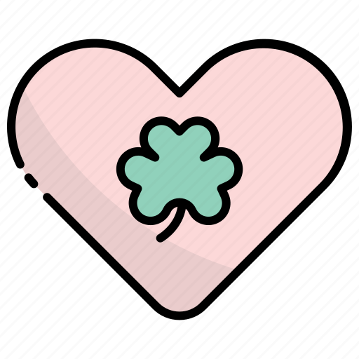 Love, heart, clover, shamrock, st patrick, saint patrick, irish icon - Download on Iconfinder