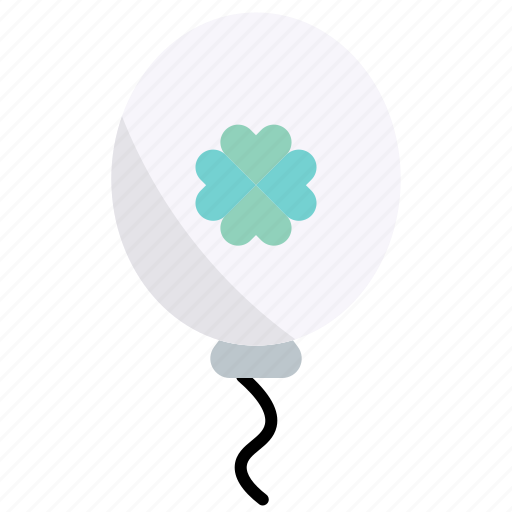 Balloon, celebration, decoration, st patrick, saint patrick, party, clover icon - Download on Iconfinder