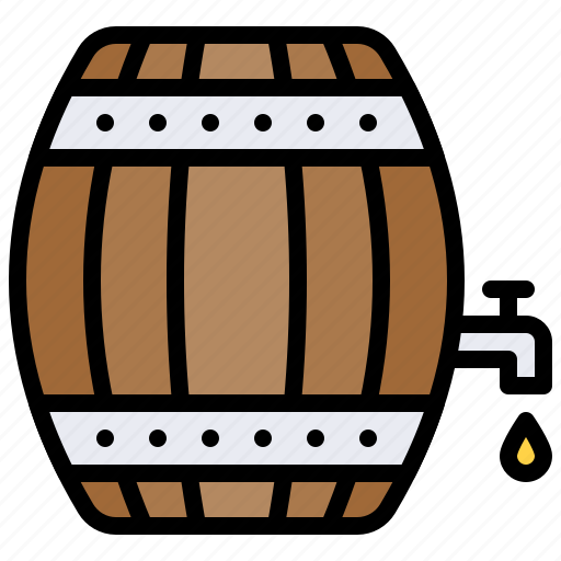 Barrel, beer, beer barrel, beverage, container, festival icon - Download on Iconfinder