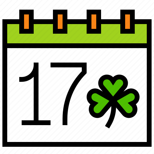 Calendar, date, ireland, irish, saint patrick, saint patrick day icon - Download on Iconfinder