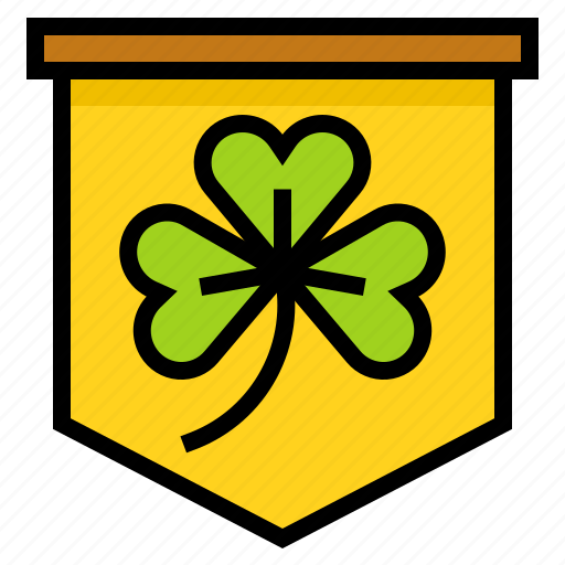 Clover, flag, ireland, irish, saint patrick, shamrock icon - Download on Iconfinder