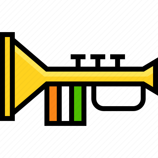 Instrument, ireland, irish, music, truimpet.brass instrument icon - Download on Iconfinder