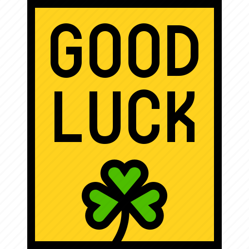 Card, good luck, greeting card, ireland, irish, shamrock icon - Download on Iconfinder