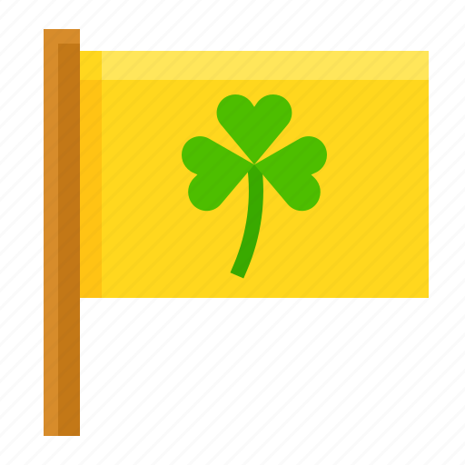 Flag, ireland, irish, shamrock, sign icon - Download on Iconfinder