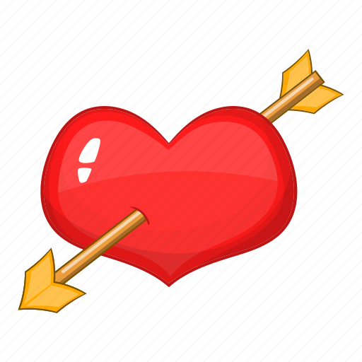 Arrow, heart, red, valentine icon - Download on Iconfinder