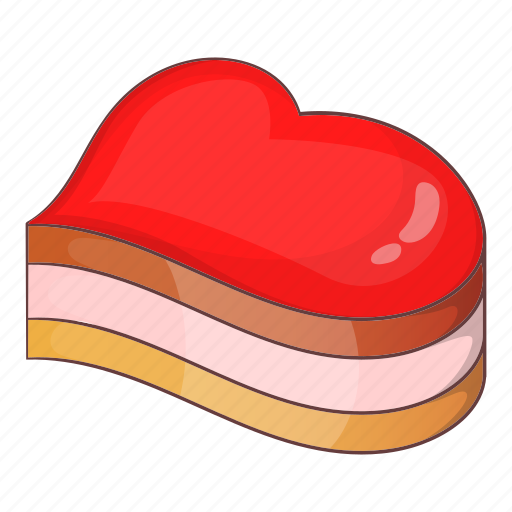 Cake, heart, love, shape icon - Download on Iconfinder