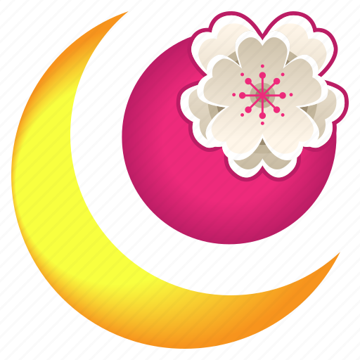 Blossom, cherry, festival, flower, moon, night, sakura icon - Download on Iconfinder
