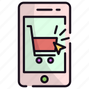 mobile, shopping, ecommerce, smartphone, buy, shop