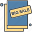 big, discount, sale, tag 