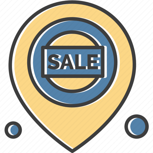 Discount, location, map, sale icon - Download on Iconfinder
