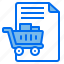 shopping, cart, invoice, payment, receipt, commerce 