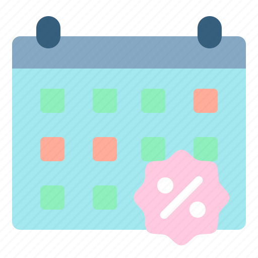 Calendar, time, and, date, sales, discount, day icon - Download on Iconfinder