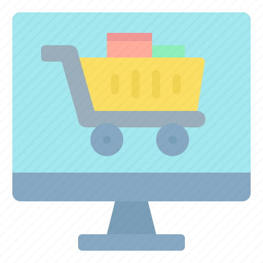 Computer, online, shopping, ecommerce, cart icon - Download on Iconfinder