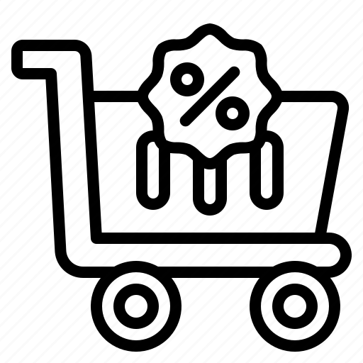 Shopping, cart, market, discount, sale icon - Download on Iconfinder