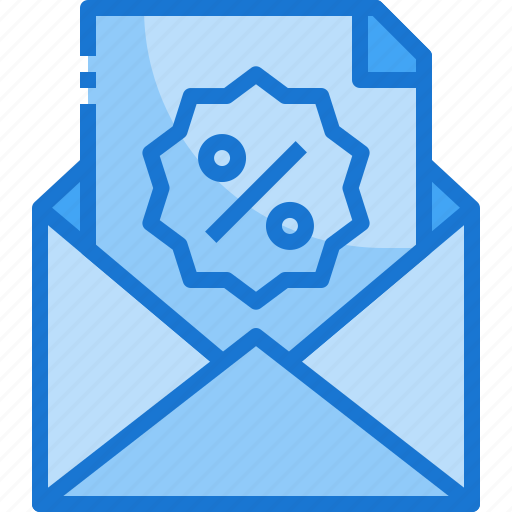 Email, message, promotion, discount, sale, ecommerce, communication icon - Download on Iconfinder
