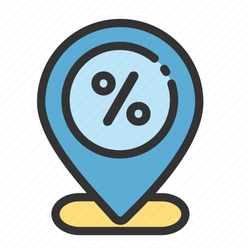 Discount, location, map, online, pin, sales, shop icon - Download on Iconfinder