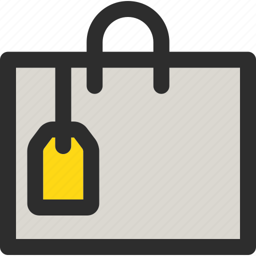 Bag, tagged, sale, shop, shopping, tag icon - Download on Iconfinder