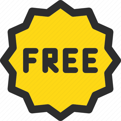 Free, tag, discount, price, sale, shopping, sticker icon - Download on Iconfinder