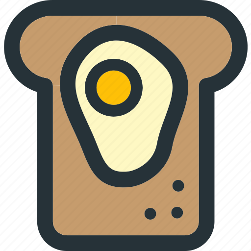 Egg, sandwich, bakery, bread, breakfast, food, toast icon - Download on Iconfinder