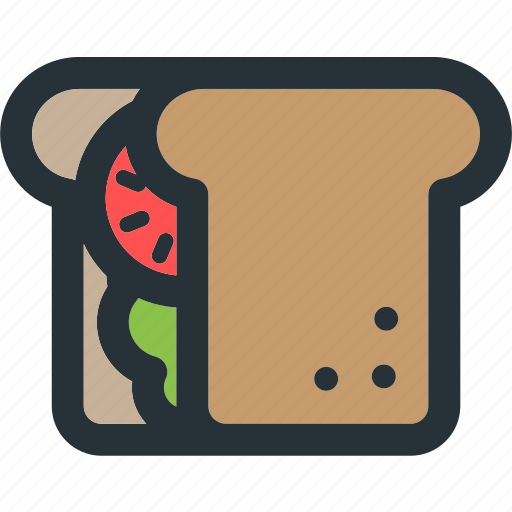 Sandwich, bread, cooking, food, restaurant, toast, vegetable icon - Download on Iconfinder