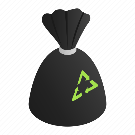 Bag, bin, can, ecology, isometric, shadow, trash icon - Download on Iconfinder