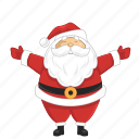 cartoon, santa, santa claus