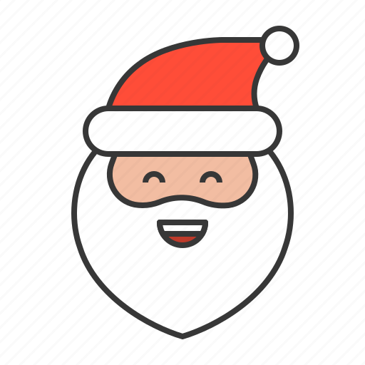 Avartar, emoji, santa, santa claus, smile icon - Download on Iconfinder