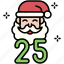 santa, christmas, gift, december, celebration, xmas, 25 