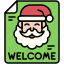 santa, christmas, gift, december, celebration, xmas, welcome 
