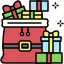 santa, christmas, gift, december, celebration, xmas, gift box 