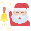 santa, christmas, gift, december, celebration, xmas, bell 