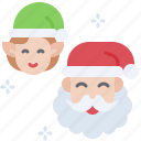 santa, christmas, gift, december, celebration, xmas, elf