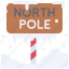 santa, christmas, celebration, xmas, north pole, sign 