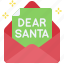 santa, christmas, gift, december, celebration, xmas, mail, letter 