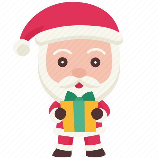 Christmas, xmas, celebrate, festival, santa claus, gift box, gift icon - Download on Iconfinder