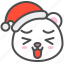 arctic, avatar, bear, christmas, cute, happy, polar 