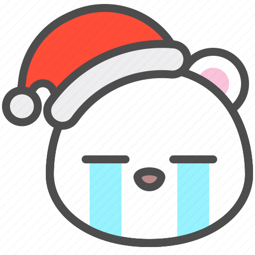 Arctic, avatar, bear, christmas, cry, cute, polar icon - Download on Iconfinder