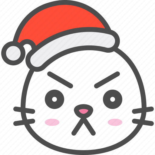 Animal, avatar, christmas, emoji, hat, seal, serious icon - Download on Iconfinder