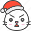 angry, animal, avatar, christmas, emoji, hat, seal 