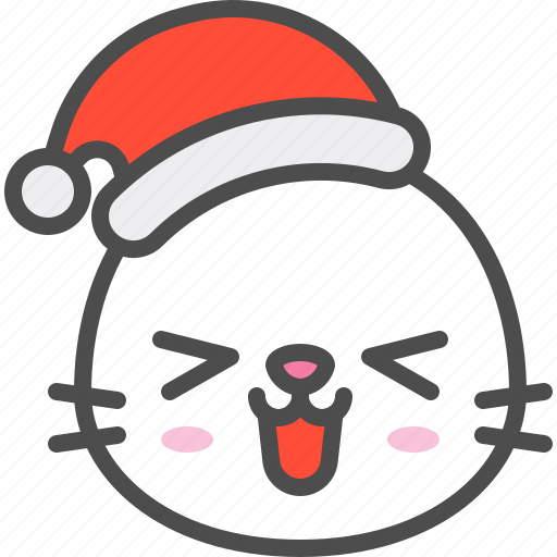 Animal, avatar, christmas, emoji, happy, hat, seal icon - Download on Iconfinder
