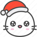 animal, avatar, christmas, emoji, hat, pity, seal