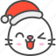 animal, avatar, christmas, emoji, hat, seal 