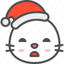 animal, avatar, bored, christmas, emoji, hat, seal
